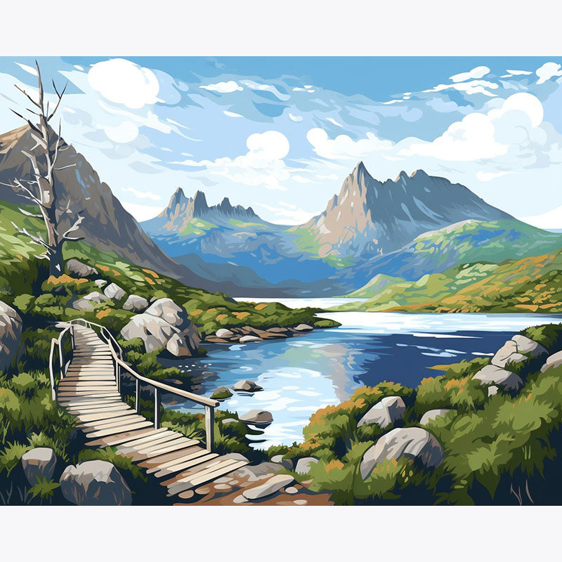 Cradle Mountain – Paint by Numbers