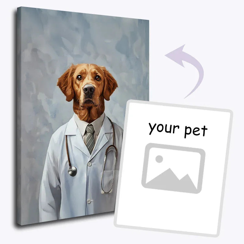 Custom Pet Paint by Numbers – The Doctor - My Store