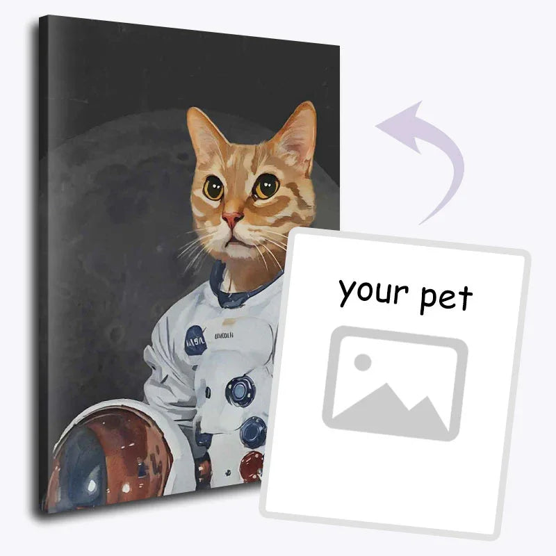 Custom Pet Paint by Numbers – The Astronaut - My Store