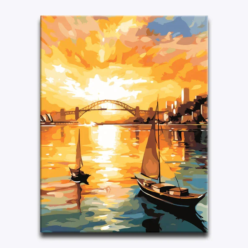 Tranquil Harbour – Paint by Numbers - My Store