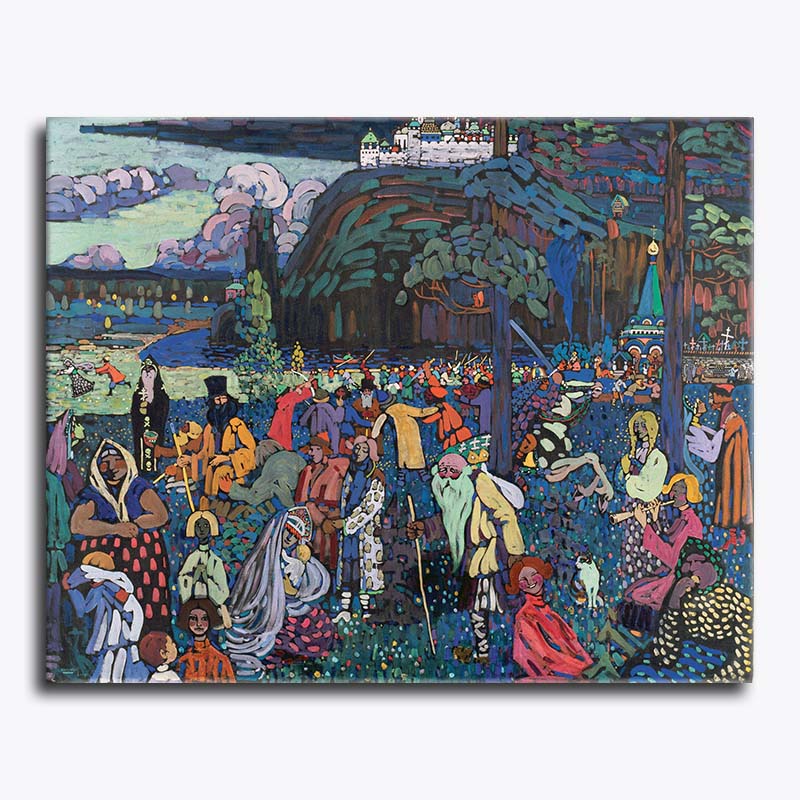 Colorful Life by Wassily Kandinsky – Paint by Numbers