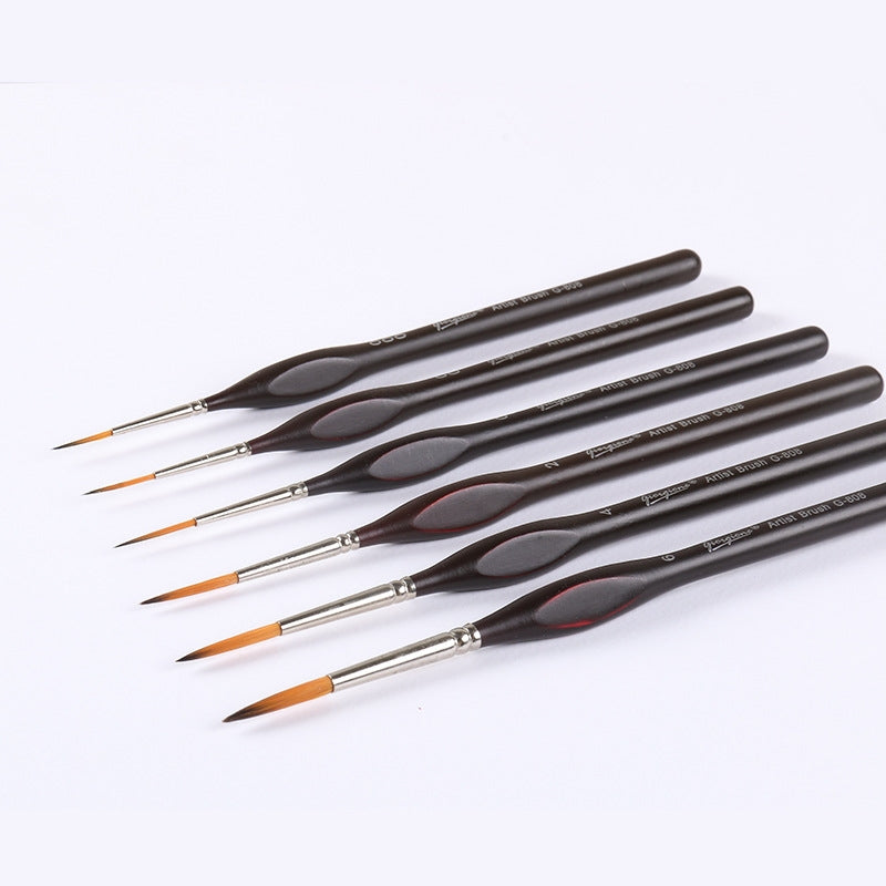 Triangular Handle Detail Paint Brush Set - Perfect for Paint by Numbers