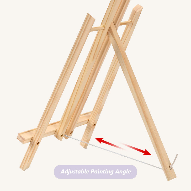 Adjustable Wooden Table Easel - Perfect for Paint by Numbers