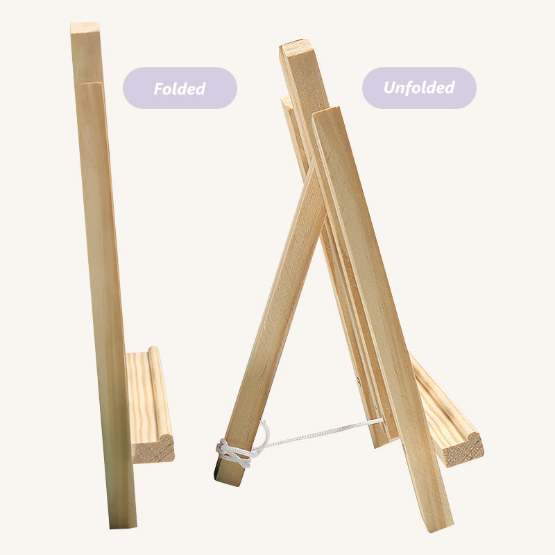 Adjustable Wooden Table Easel - Perfect for Paint by Numbers
