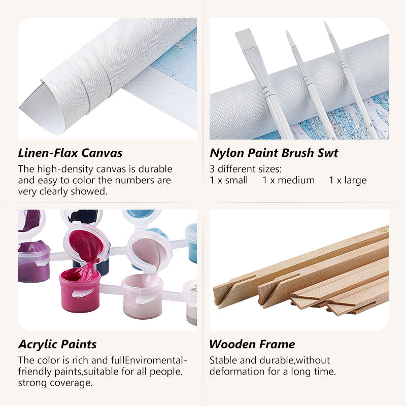 Custom Scenic Memory – Paint by Numbers