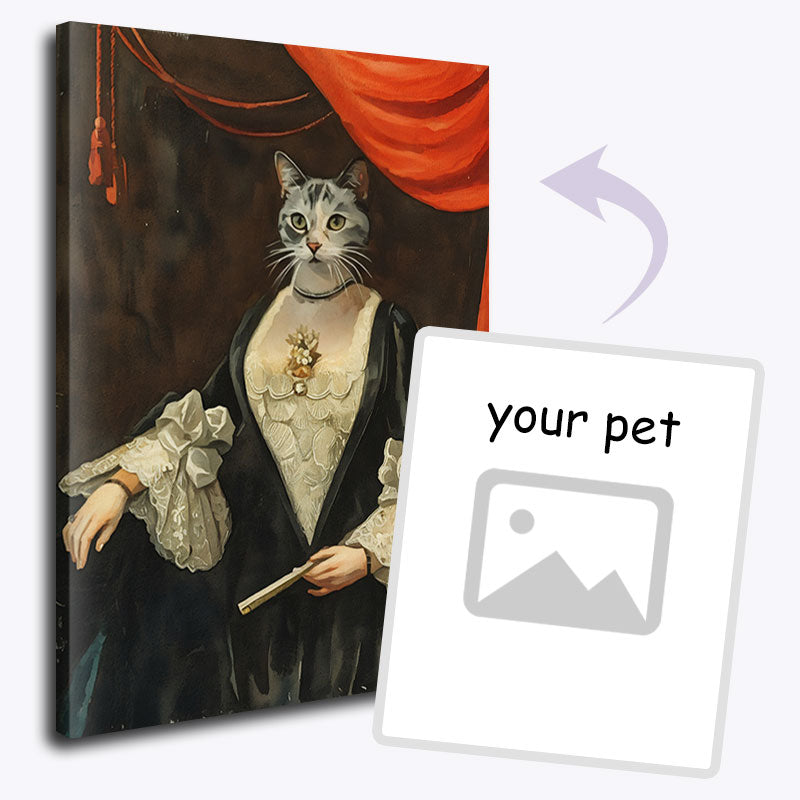 Custom Pet Paint by Numbers – The Noble Duchess