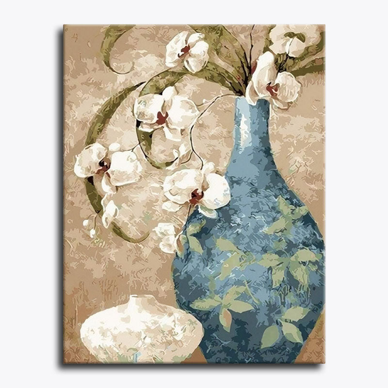 Serene Orchid Vase – Paint by Numbers
