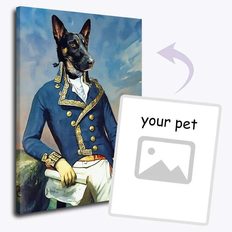 Custom Pet Paint by Numbers – The Admiral - My Store