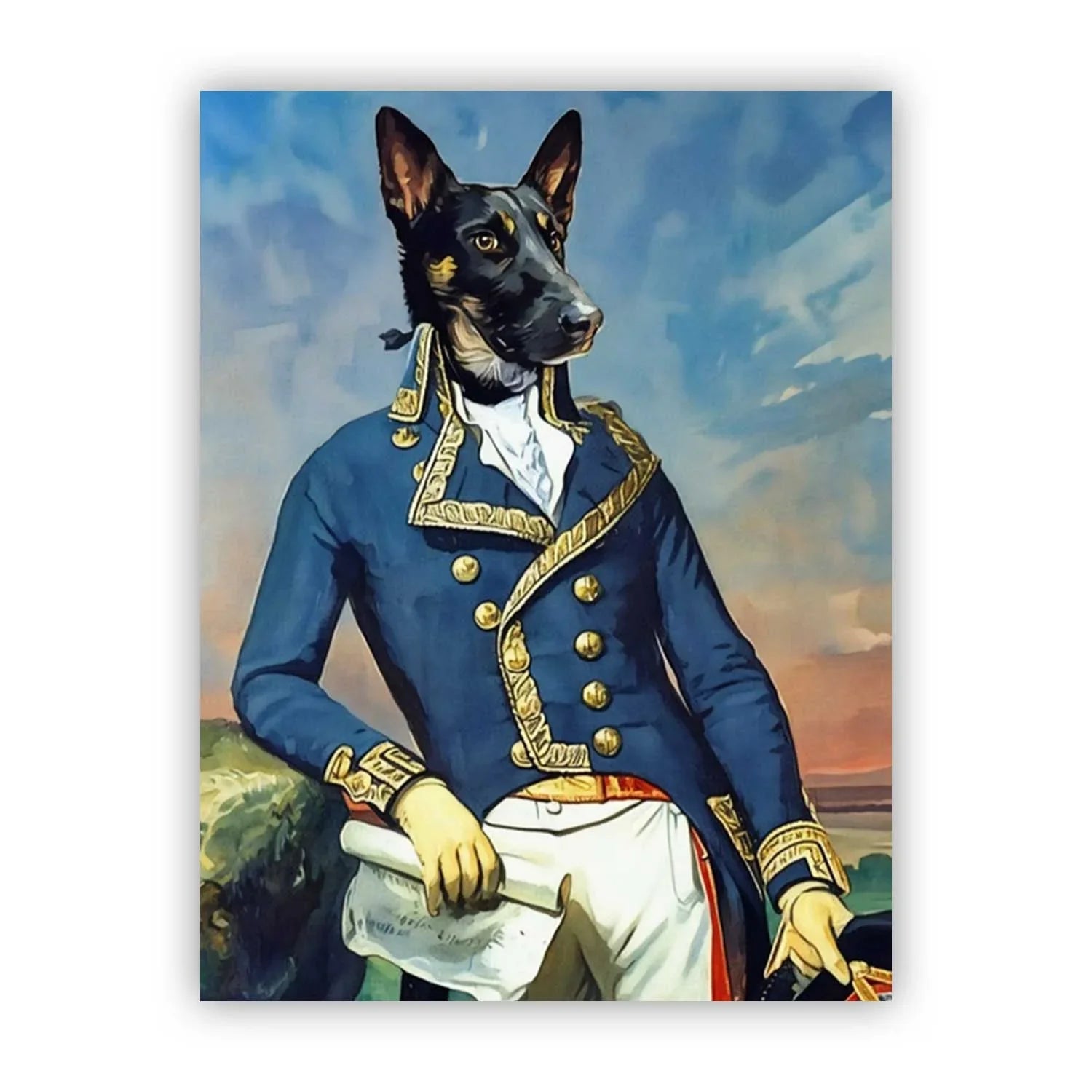 Custom Pet Paint by Numbers – The Admiral - My Store
