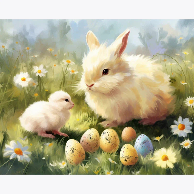 Easter Meadow – Paint by Numbers