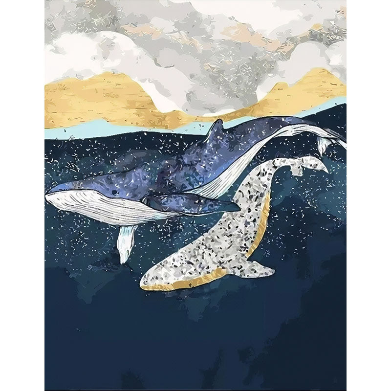 Whale Dance – Paint by Numbers