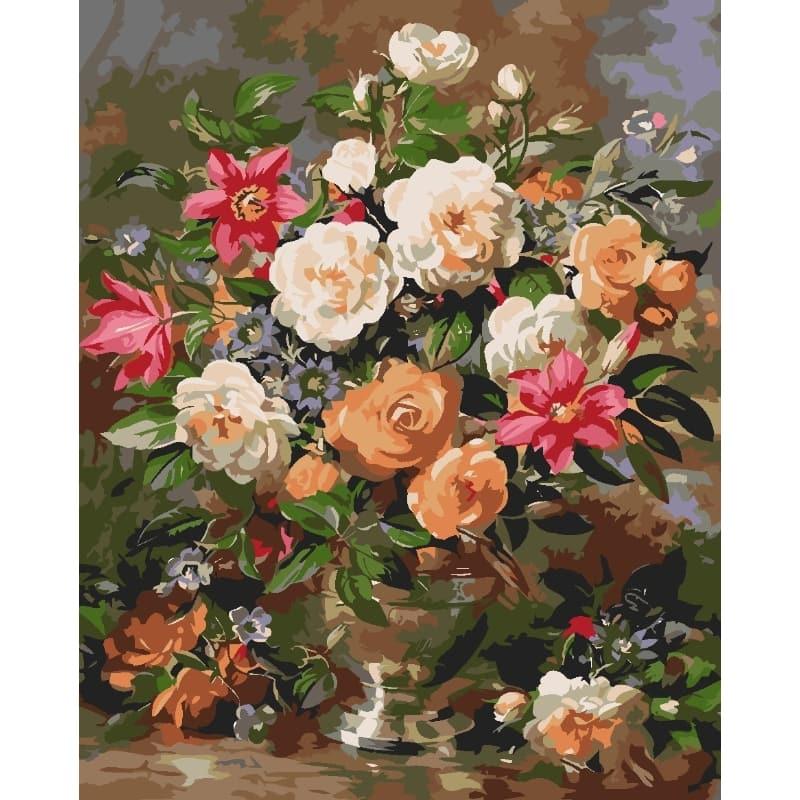 Floral Elegance – Paint by Numbers - My Store