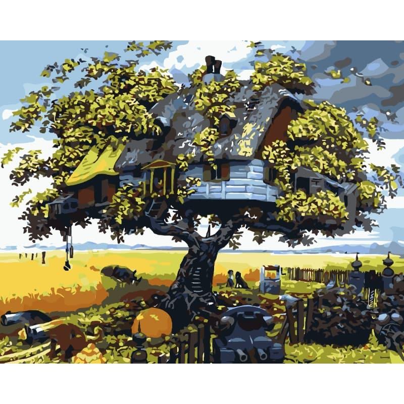 Whimsical Treehouse – Paint by Numbers - My Store