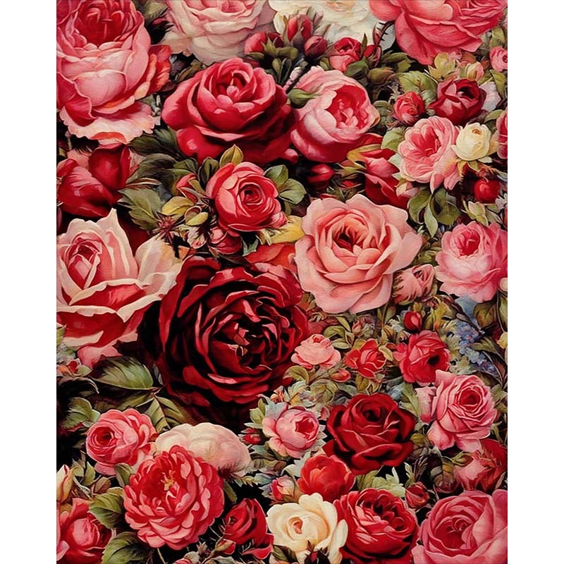 Blooming Romance – Paint by Numbers - My Store