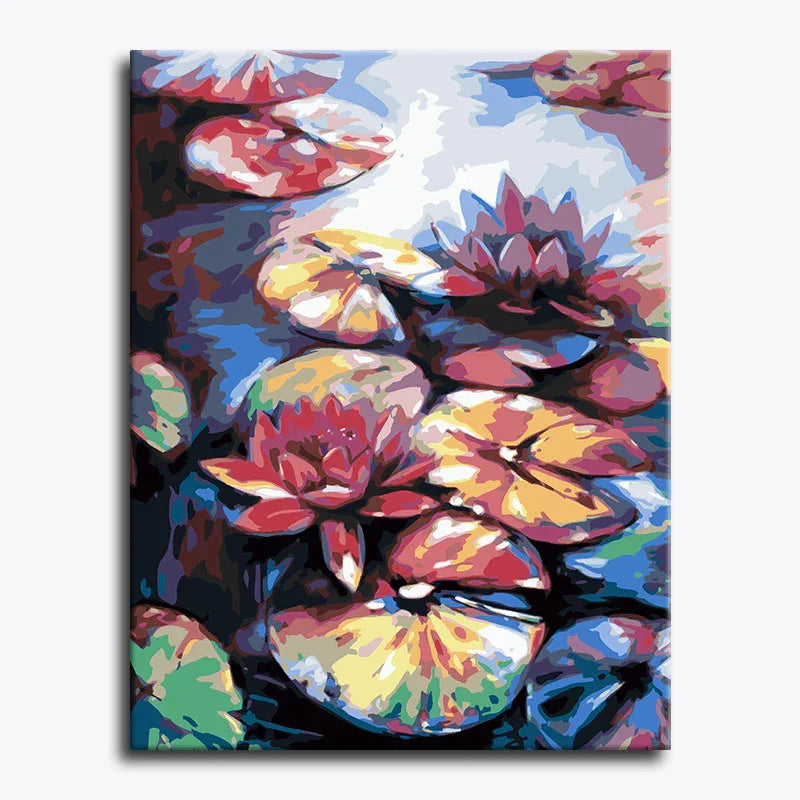 Lotus Reflections – Paint by Numbers - My Store