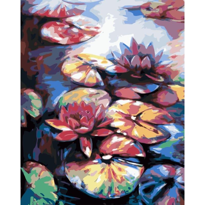 Lotus Reflections – Paint by Numbers - My Store