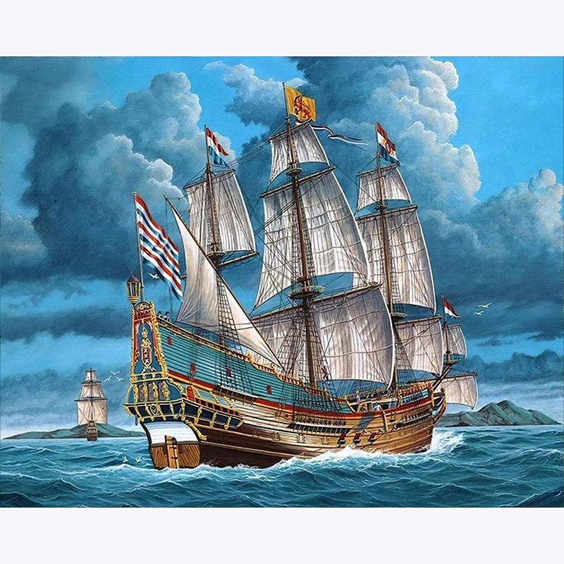 Voyage of the Galleon – Paint by Numbers - My Store