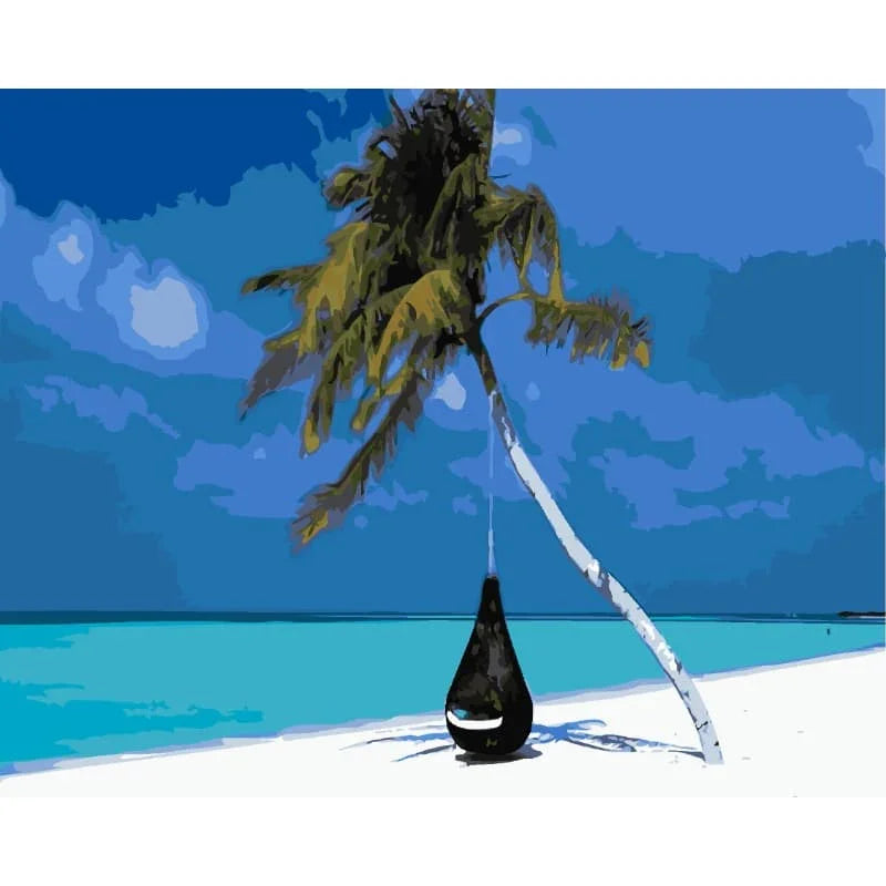 Beach Swing – Paint by Numbers - My Store