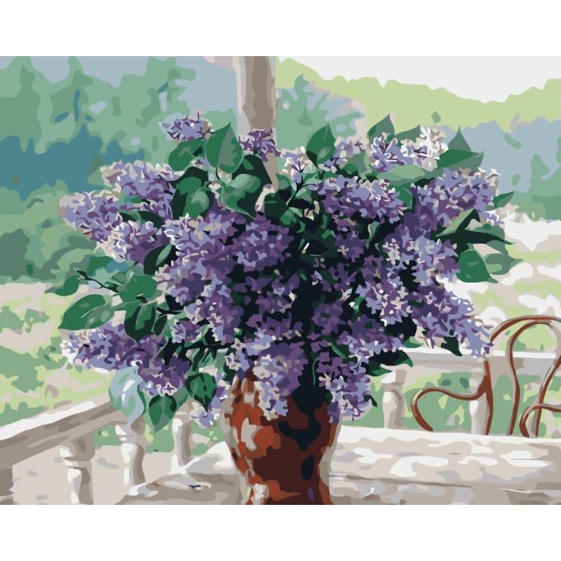 Lilac Porch Morning – Paint by Numbers - My Store