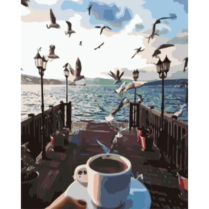 Sea Breeze Cafe – Paint by Numbers - My Store