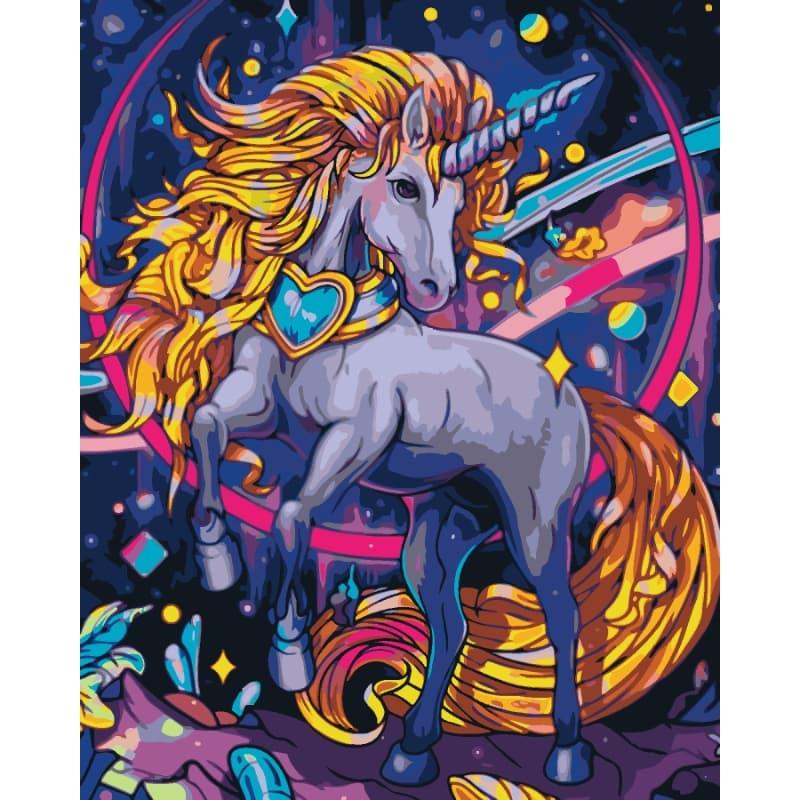 Galactic Unicorn – Paint by Numbers - My Store