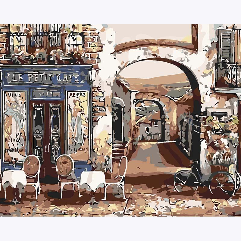 Café Stroll – Paint by Numbers - My Store