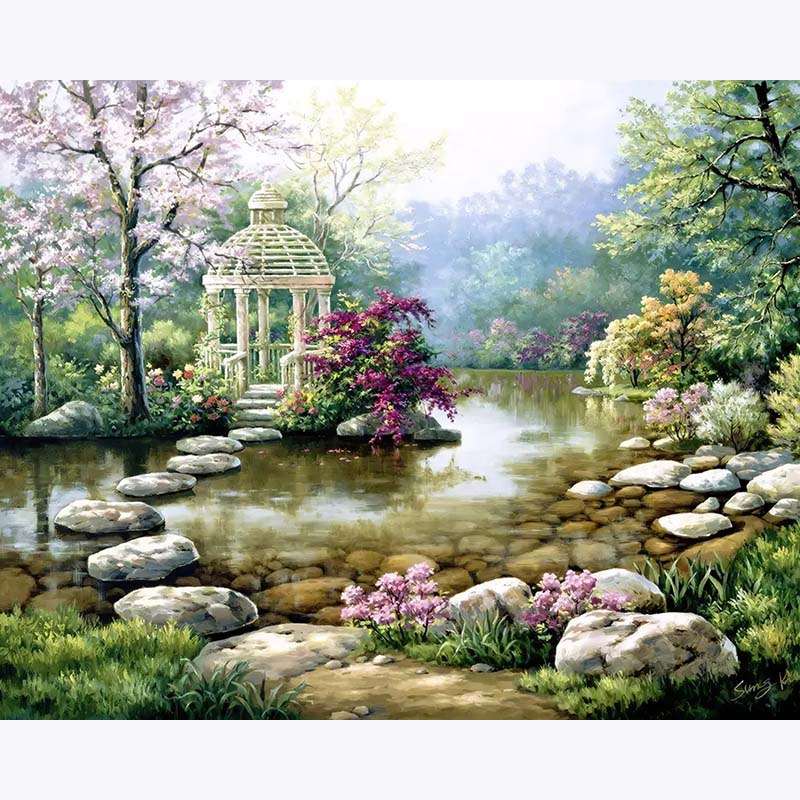 Whispering Garden – Paint by Numbers - My Store