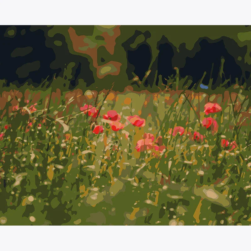 Crimson Drift – Paint by Numbers - My Store