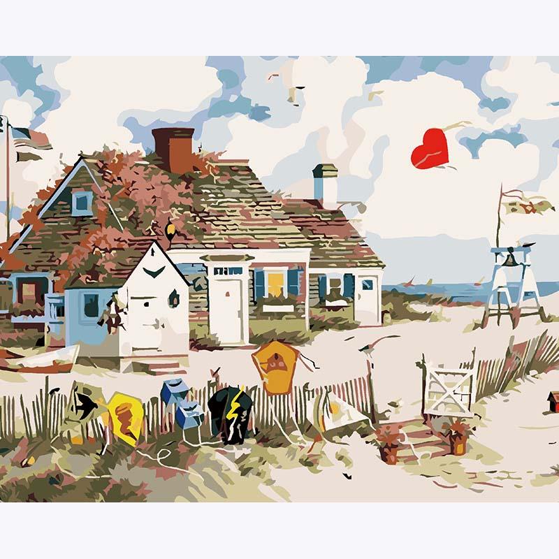 Seabreeze Cottage – Paint by Numbers - My Store
