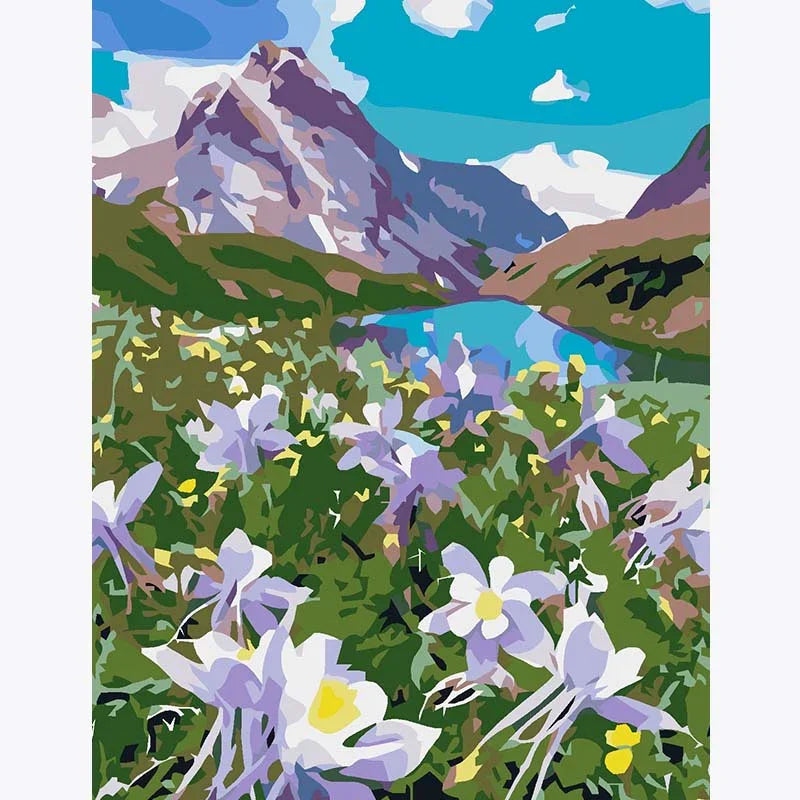 Valley in Bloom – Paint by Numbers - My Store