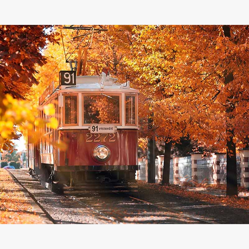 Autumn Line – Paint by Numbers - My Store