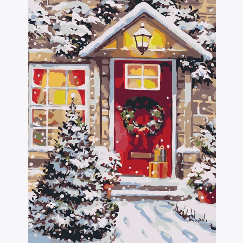 Christmas Welcome – Paint by Numbers - My Store