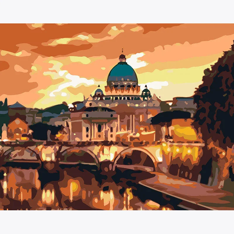 Roma in Gold – Paint by Numbers - My Store