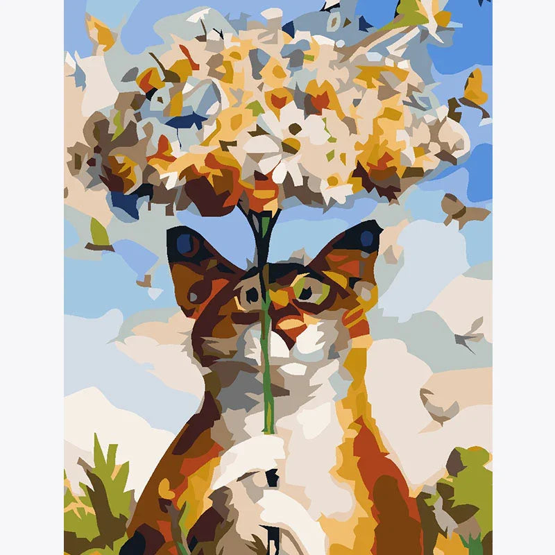 Purrfect Petal Picker – Paint by Numbers - My Store