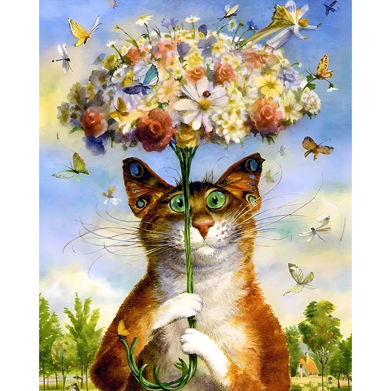 Purrfect Petal Picker – Paint by Numbers - My Store
