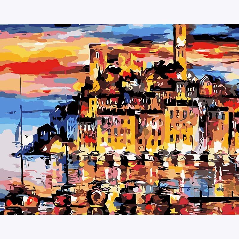 Harbor of Flames – Paint by Numbers