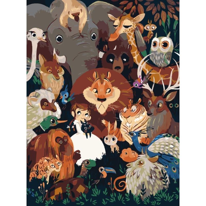 Wild Kingdom – Paint by Numbers - My Store