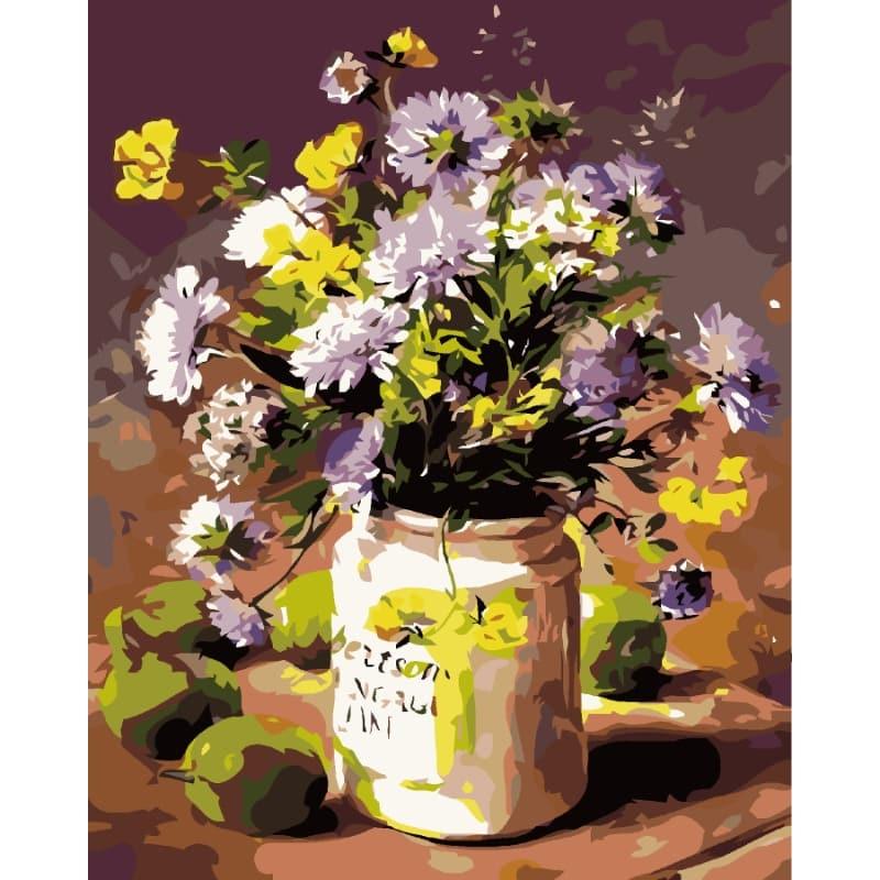 Flower Jar – Paint by Numbers - My Store