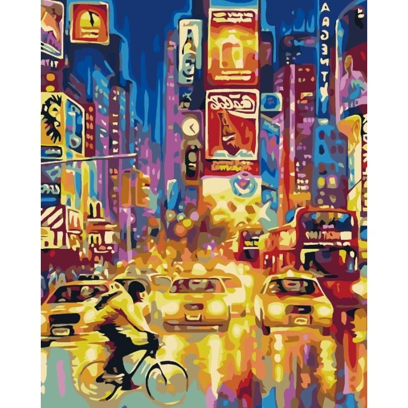 Neon City – Paint by Numbers