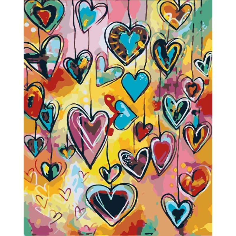 Colorful Love – Paint by Numbers - My Store