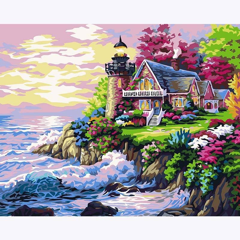 Seaside Bloom – Paint by Numbers