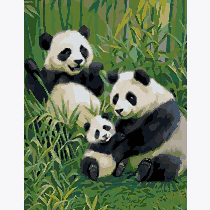 Panda Grove – Paint by Numbers