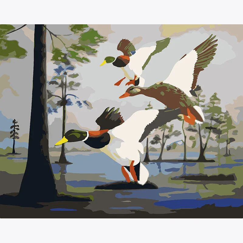 Wetland Flyers – Paint by Numbers - My Store