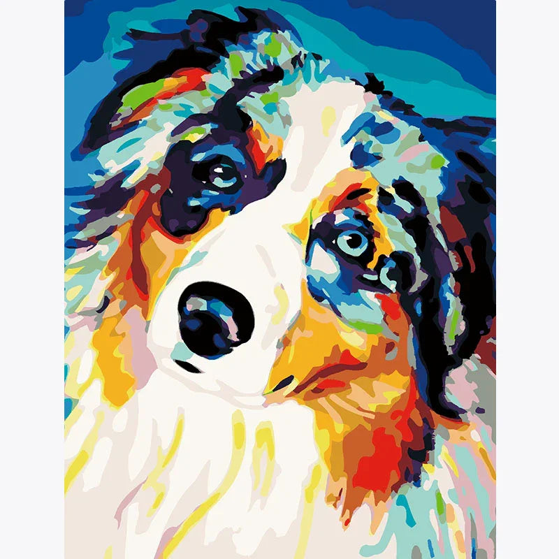 Rainbow Pup – Paint by Numbers - My Store