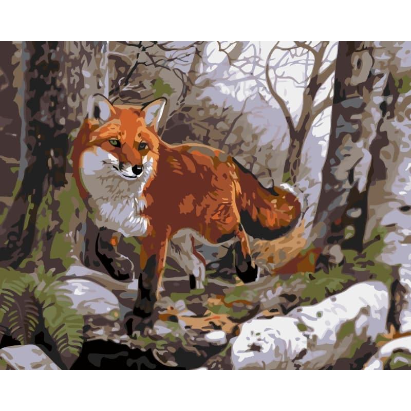 Forest Fox – Paint by Numbers - My Store