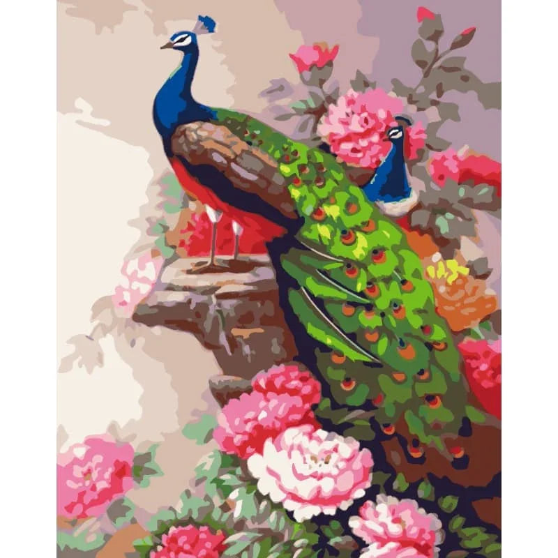 Stunning Peacock – Paint by Numbers - My Store