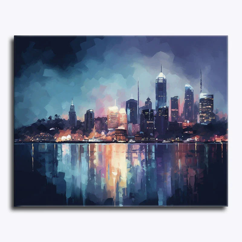 Sydney Night Lights – Paint by Numbers - My Store