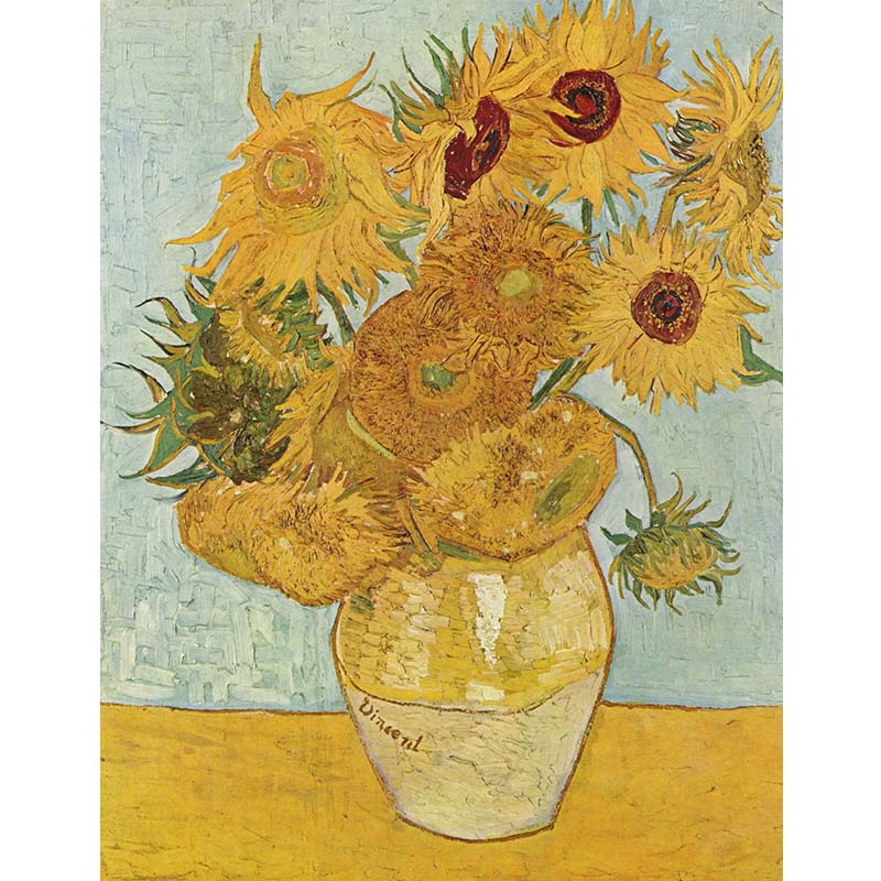 Sunflowers by Van Gogh – Paint by Numbers