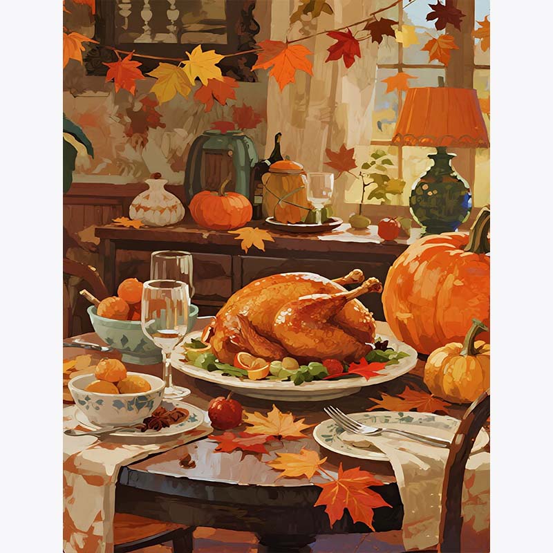 Harvest Feast – Paint by Numbers