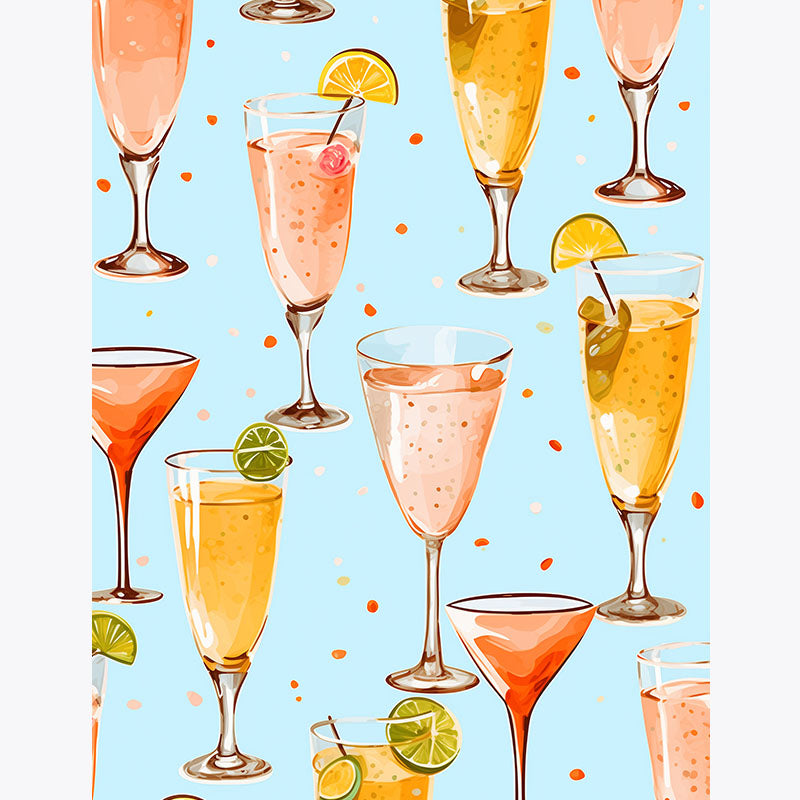 Cocktail Delight – Paint by Numbers